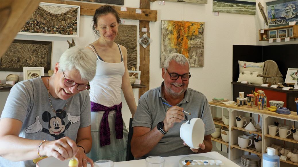 Keramik bemalen für jedermann mit Anne Prietzel
